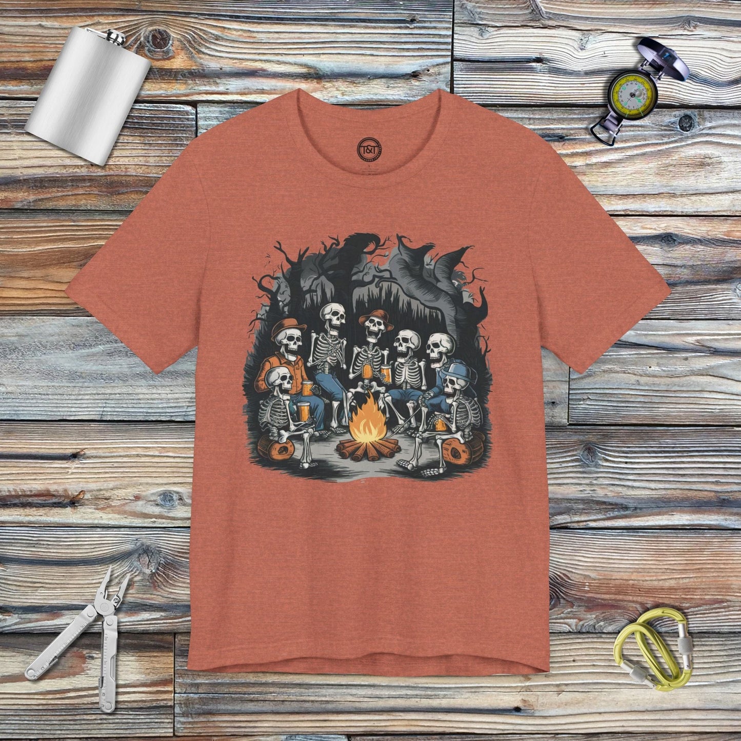 Tavern and Trail T-Shirt Dead Man's Party T-Shirt Heather Clay / S