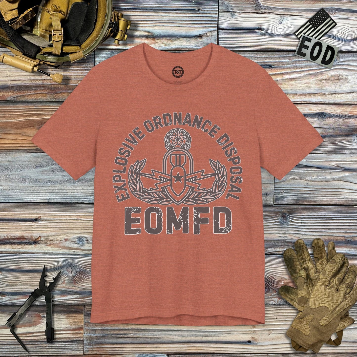 Tavern and Trail T-Shirt EOMFD Crab T-Shirt Heather Clay / S