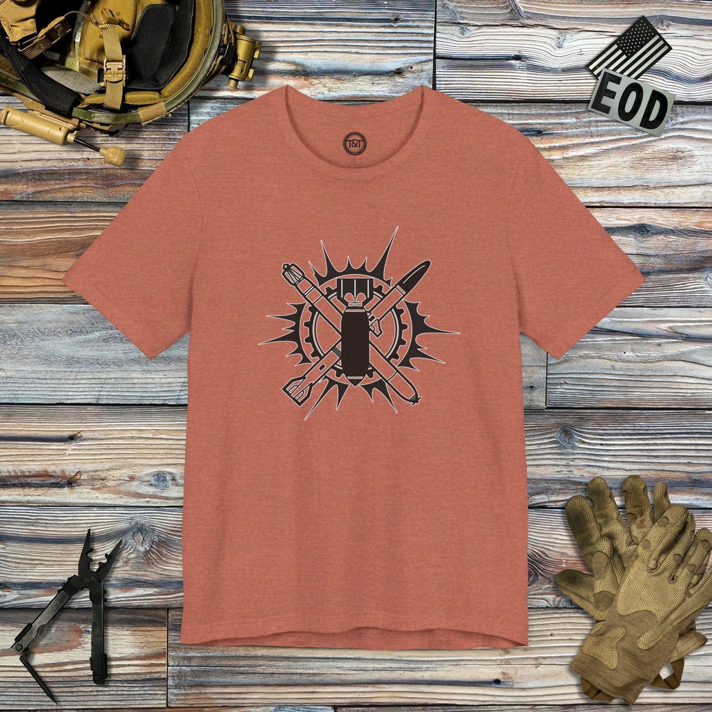 Tavern and Trail T-Shirt Junk in the Sun T-Shirt Heather Clay / S