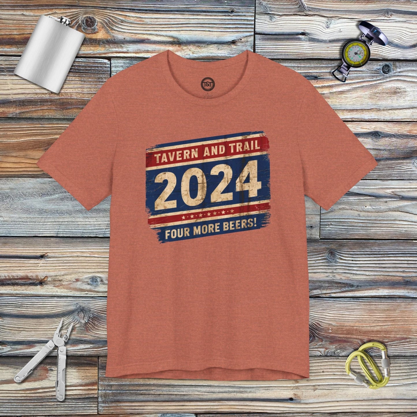 Tavern and Trail T-Shirt T&T 2024 T-Shirt Heather Clay / S