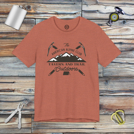 Tavern and Trail T-Shirt T&T Alpine Club T-Shirt Heather Clay / S