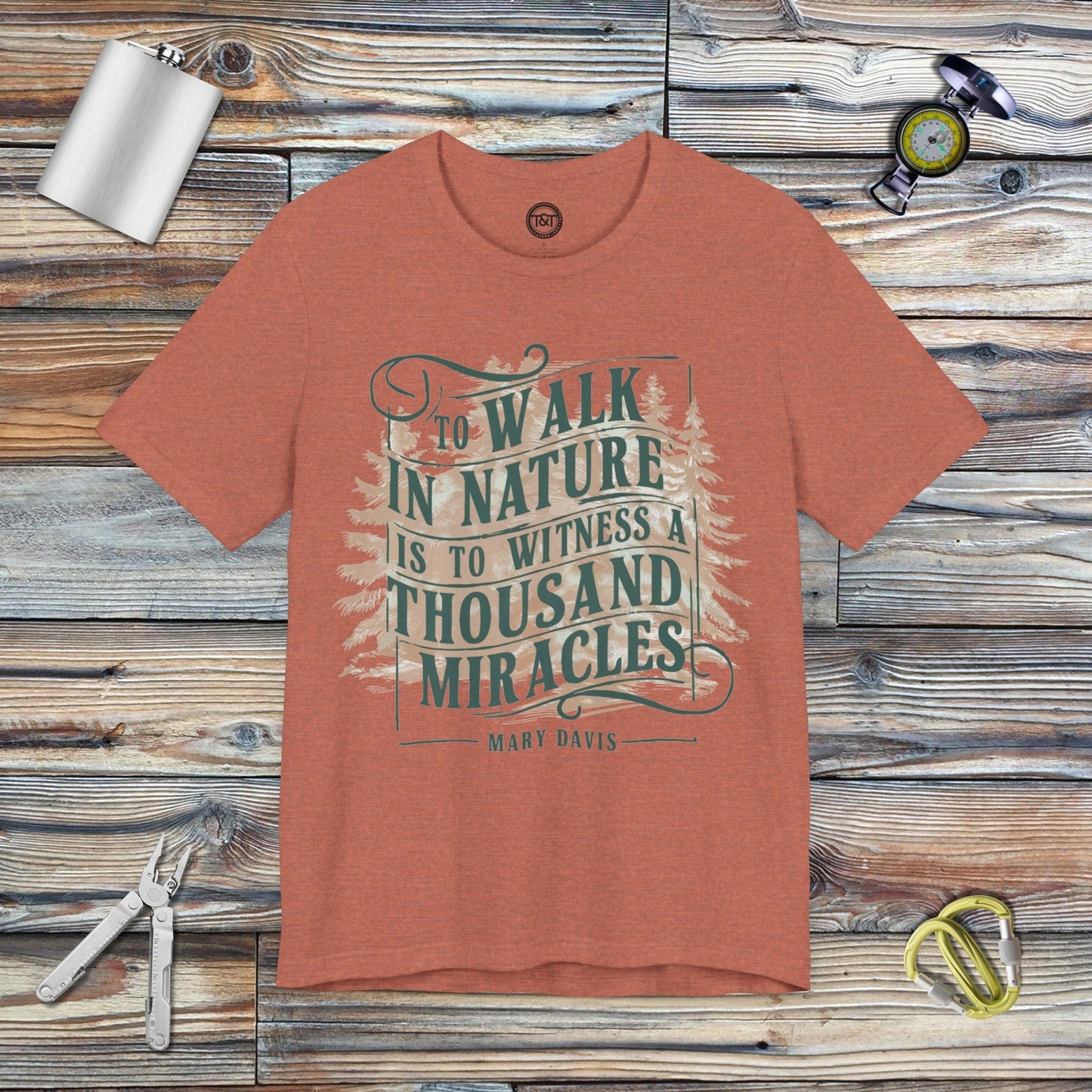 Tavern and Trail T-Shirt Thousand Miracles T-Shirt Heather Clay / S