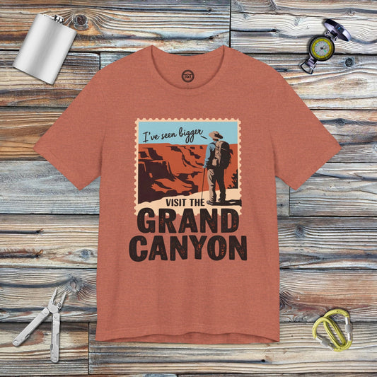 Tavern and Trail T-Shirt Visit the Grand Canyon T-Shirt Heather Clay / S