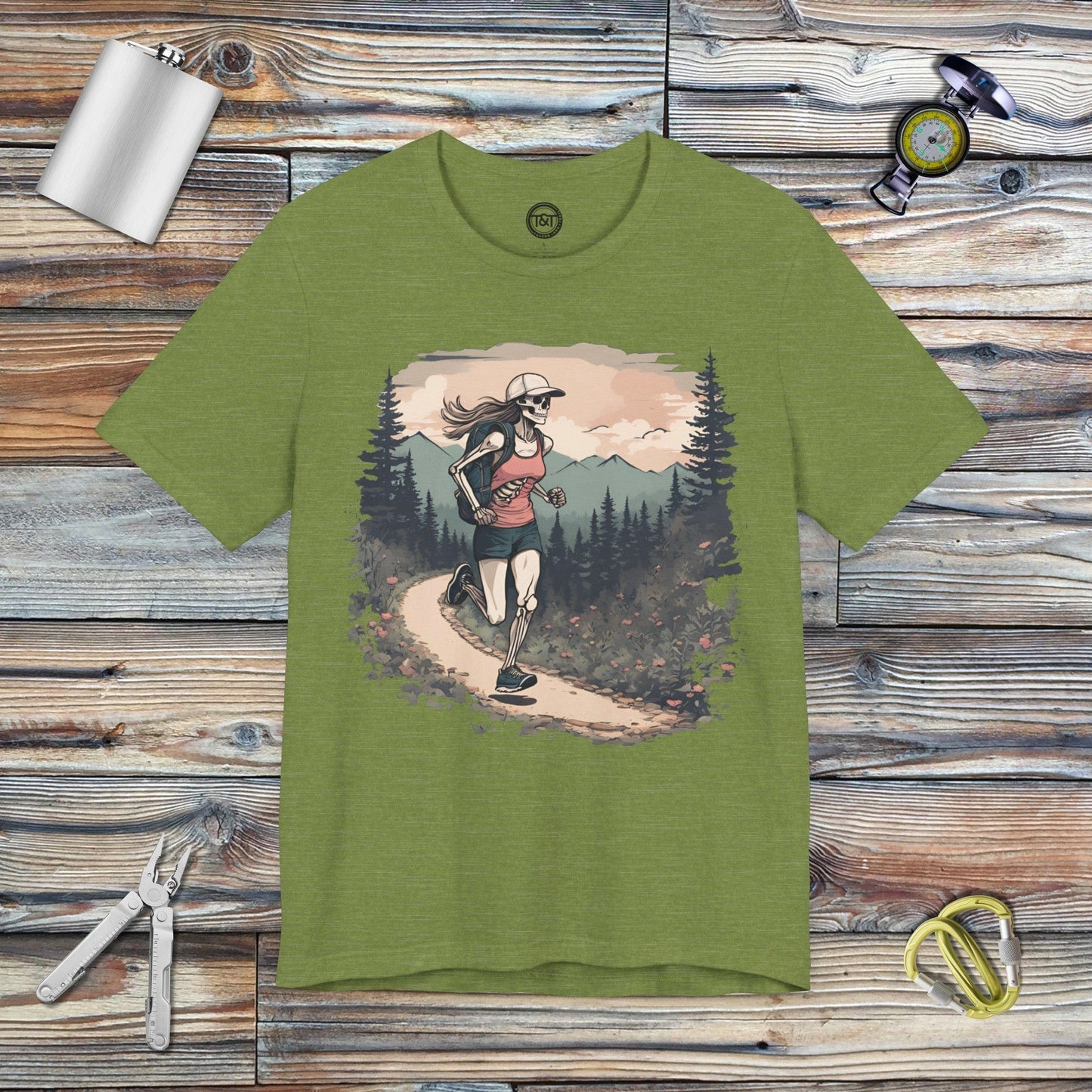 Tavern and Trail T-Shirt Dead Sprint T-Shirt Heather Green / S