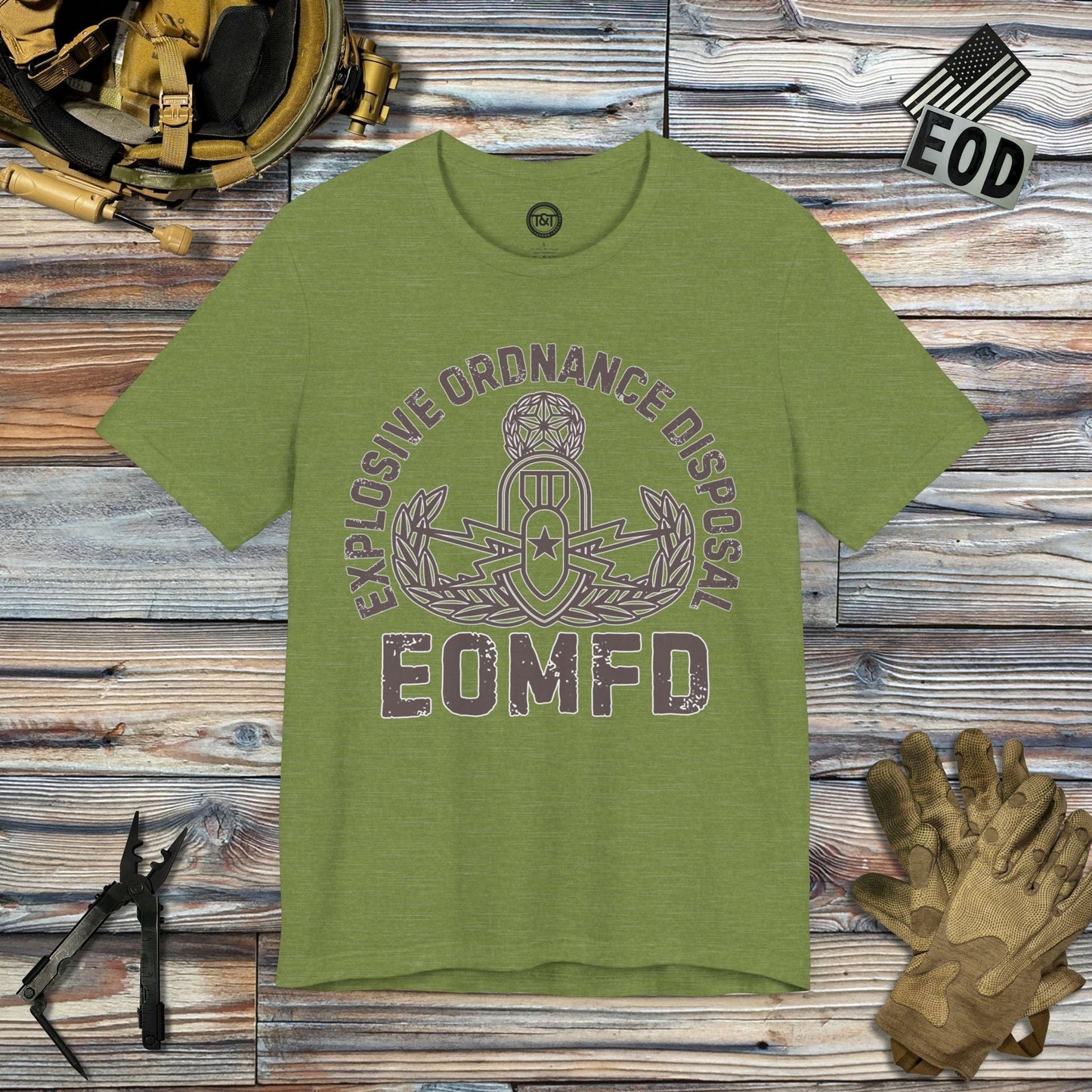 Tavern and Trail T-Shirt EOMFD Crab T-Shirt Heather Green / S