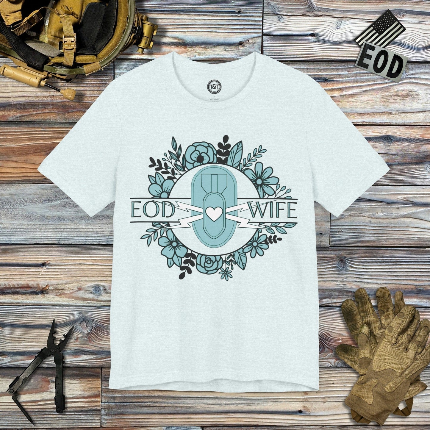 Tavern and Trail T-Shirt EOD Wife (Cool) T-Shirt Heather Ice Blue / S