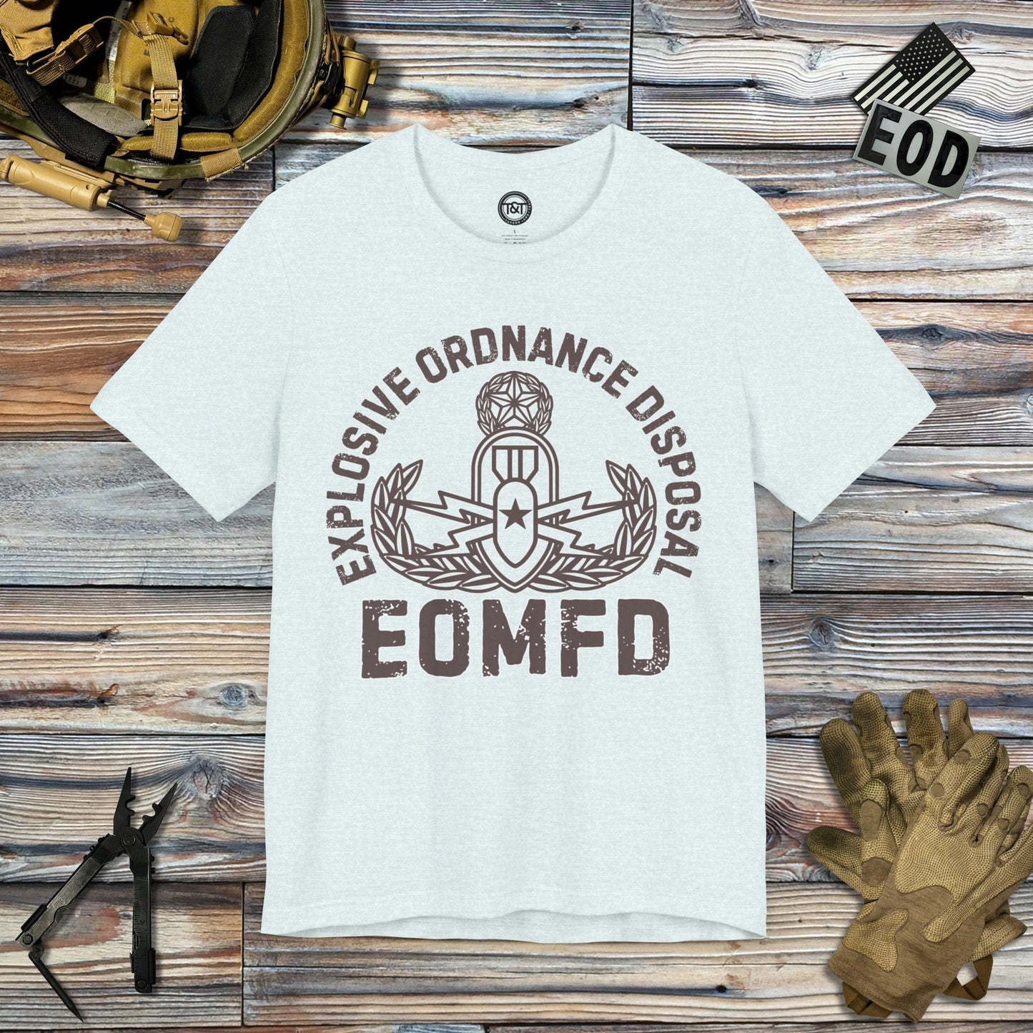 Tavern and Trail T-Shirt EOMFD Crab T-Shirt Heather Ice Blue / S