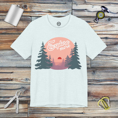 Tavern and Trail T-Shirt Explore More T-Shirt Heather Ice Blue / S