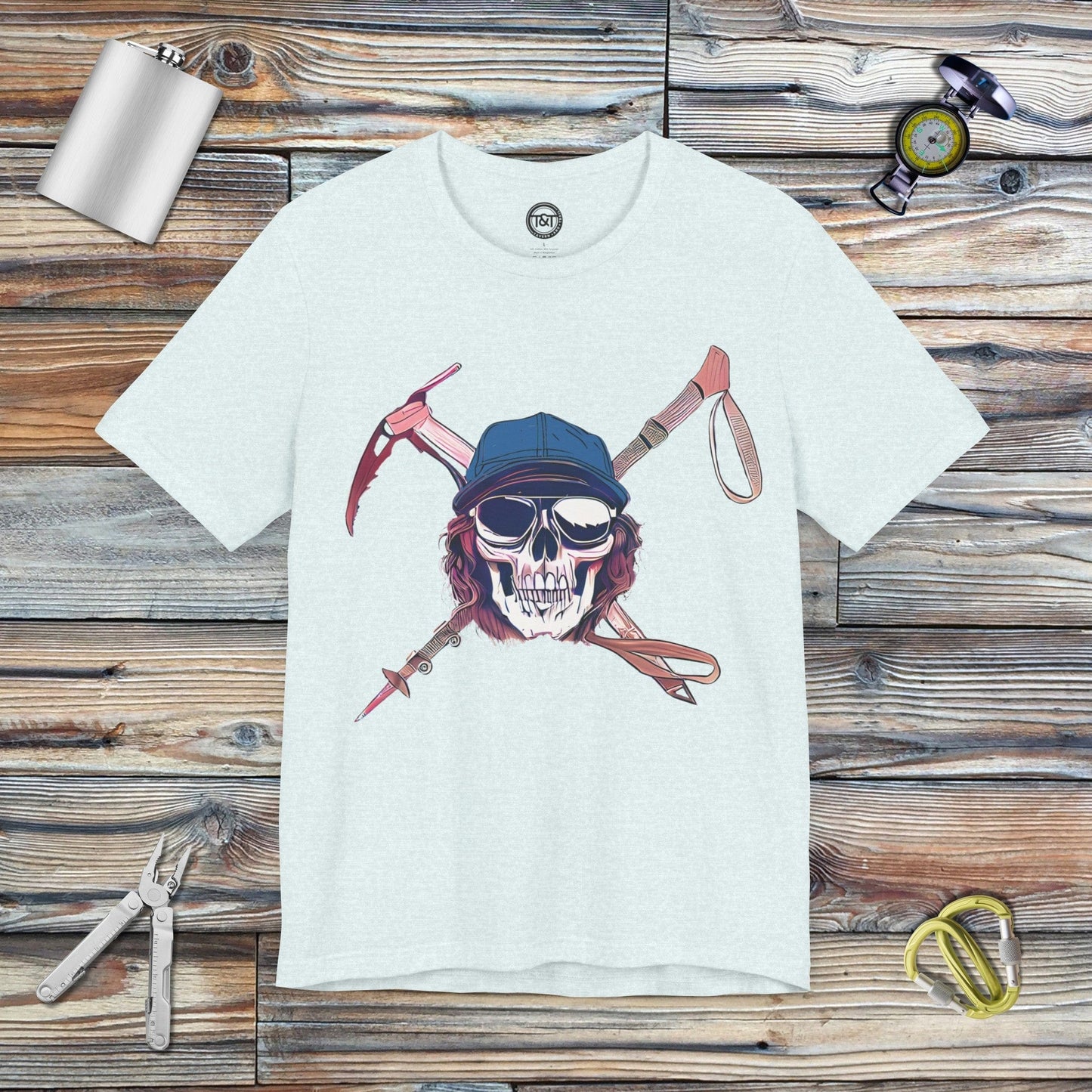 Tavern and Trail T-Shirt Jolly Ranger T-Shirt Heather Ice Blue / S