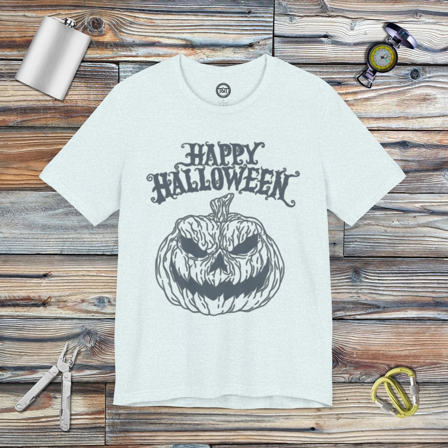 Tavern and Trail T-Shirt Scary Jack T-Shirt Heather Ice Blue / S