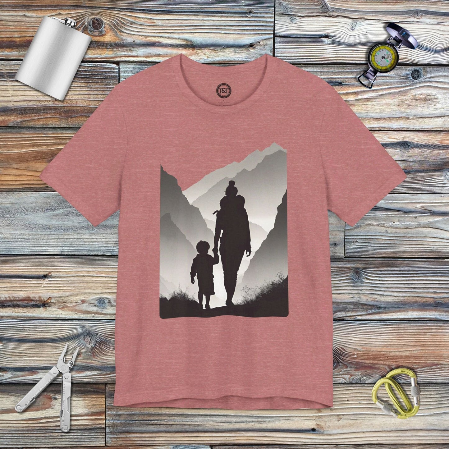 Tavern and Trail T-Shirt MOAB (Mother of all Backpackers) T-Shirt Heather Mauve / S