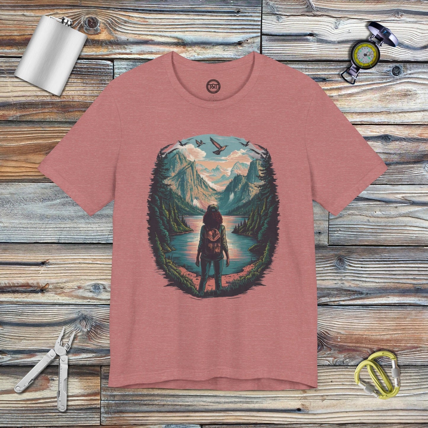 Tavern and Trail T-Shirt Mystic Valley T-Shirt Heather Mauve / S