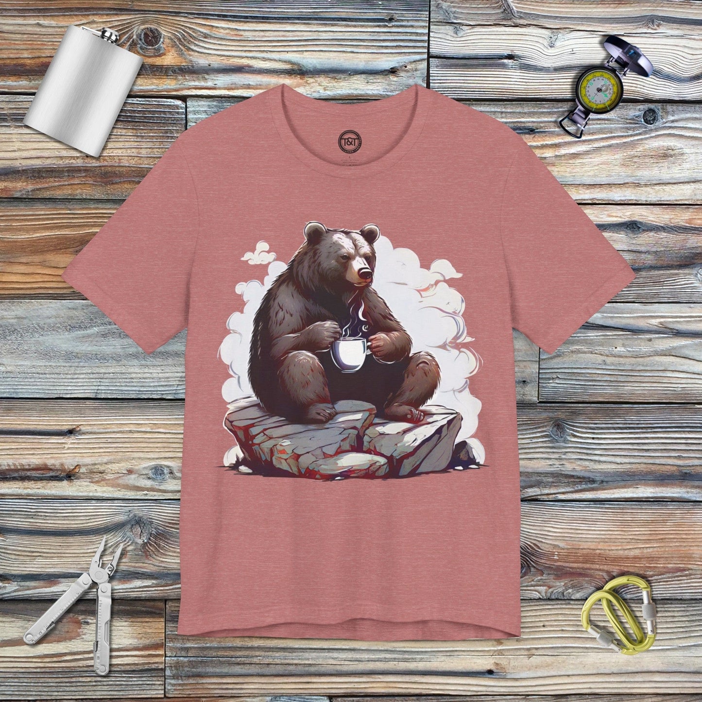 Tavern and Trail T-Shirt Post Hibernation T-Shirt Heather Mauve / S