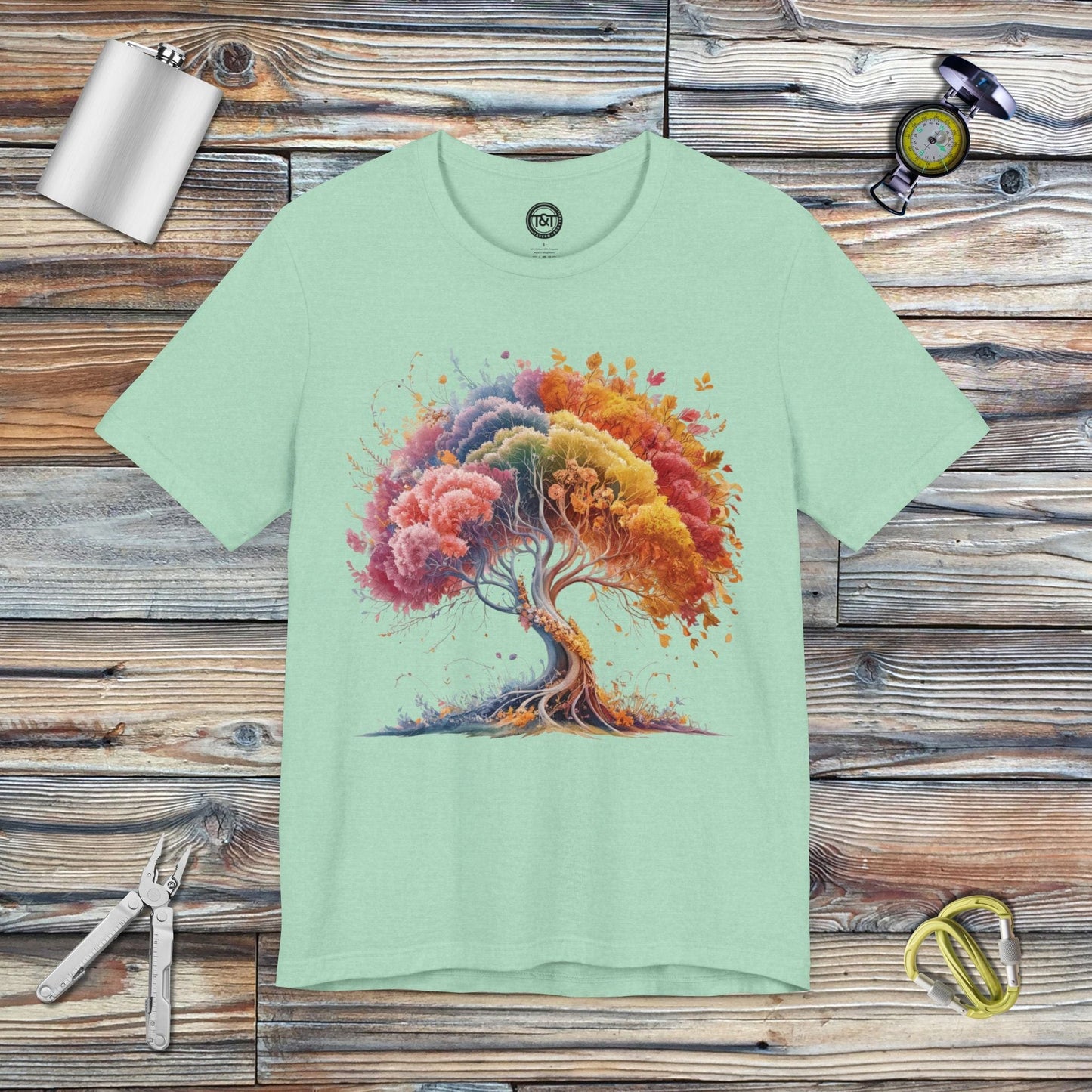 Tavern and Trail T-Shirt Dreaming Tree T-Shirt Heather Mint / S