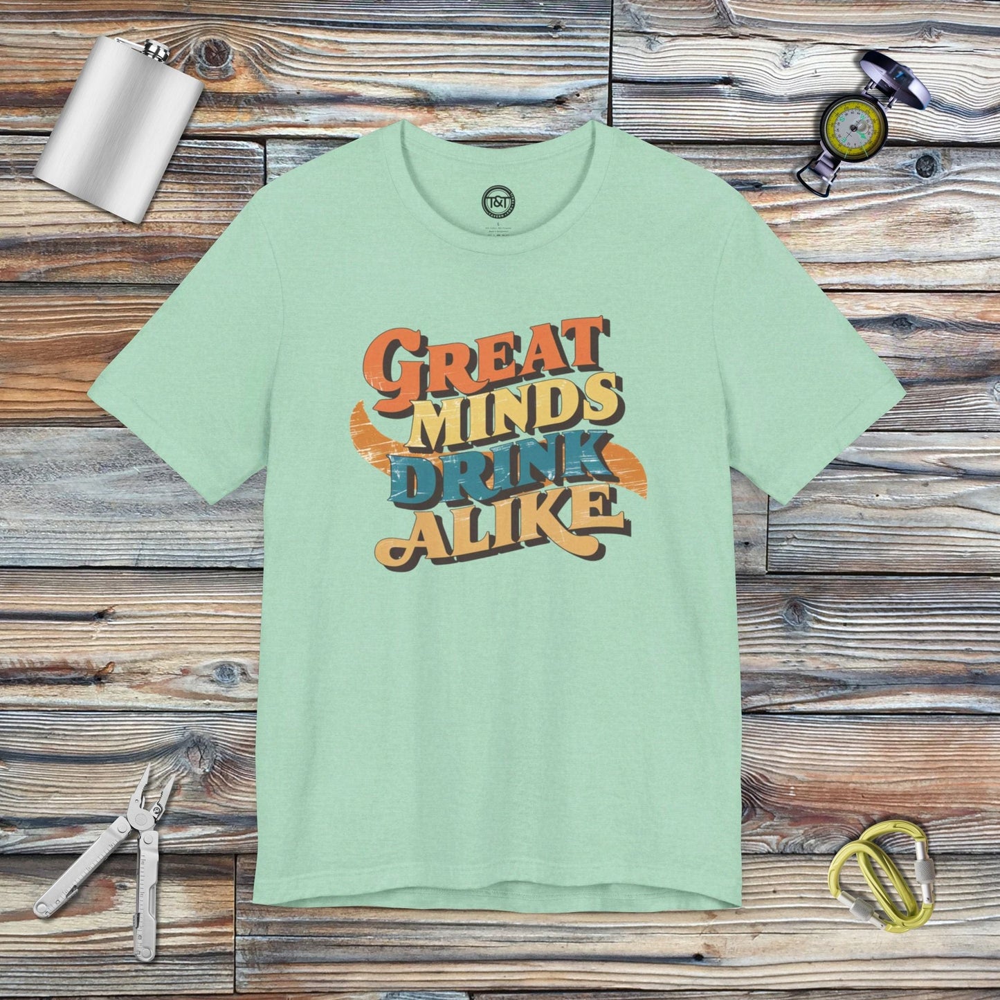 Tavern and Trail T-Shirt Great Minds T-Shirt Heather Mint / S