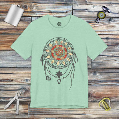 Tavern and Trail T-Shirt Mandala Dream Catcher (Gen 1) T-Shirt Heather Mint / S