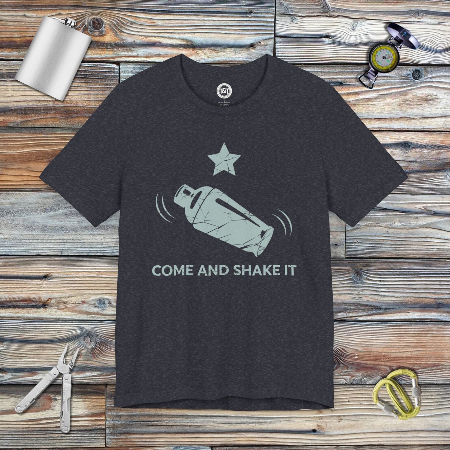 Tavern and Trail T-Shirt Come and Shake It T-Shirt Heather Navy / S