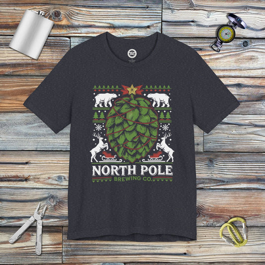 Tavern and Trail T-Shirt North Pole Brewing T-Shirt Heather Navy / S