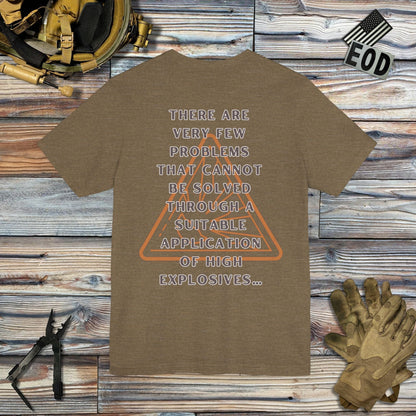 Tavern and Trail T-Shirt Final Solutions (Back Print) T-Shirt Heather Olive / S