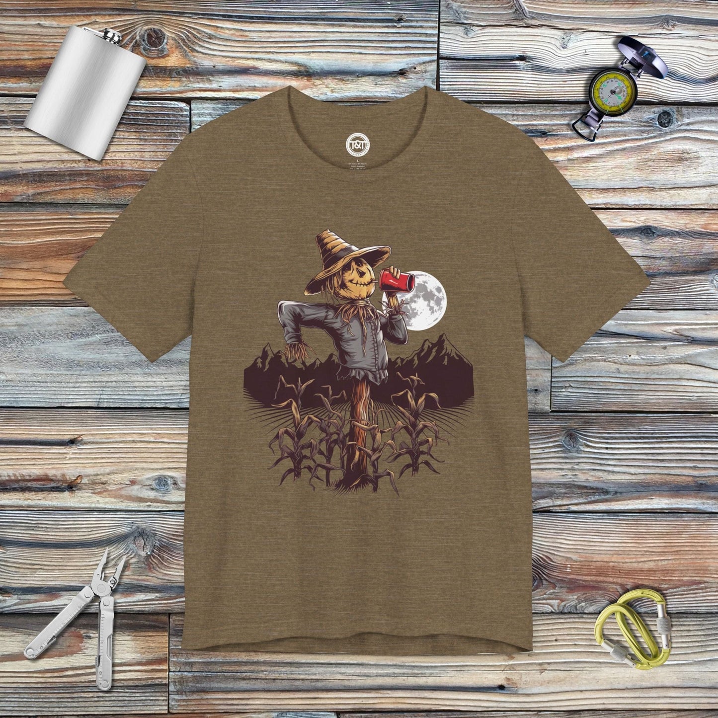 Tavern and Trail T-Shirt Scarecrow (Gen 1) T-Shirt Heather Olive / S