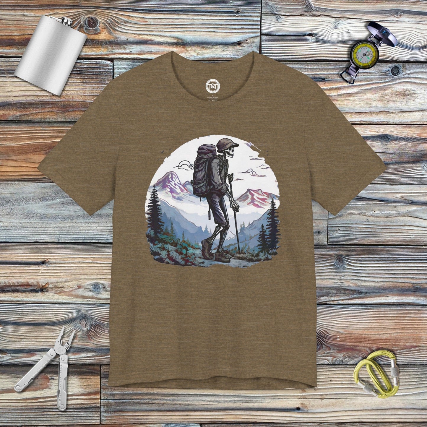 Tavern and Trail T-Shirt Thru Hiker T-Shirt Heather Olive / S