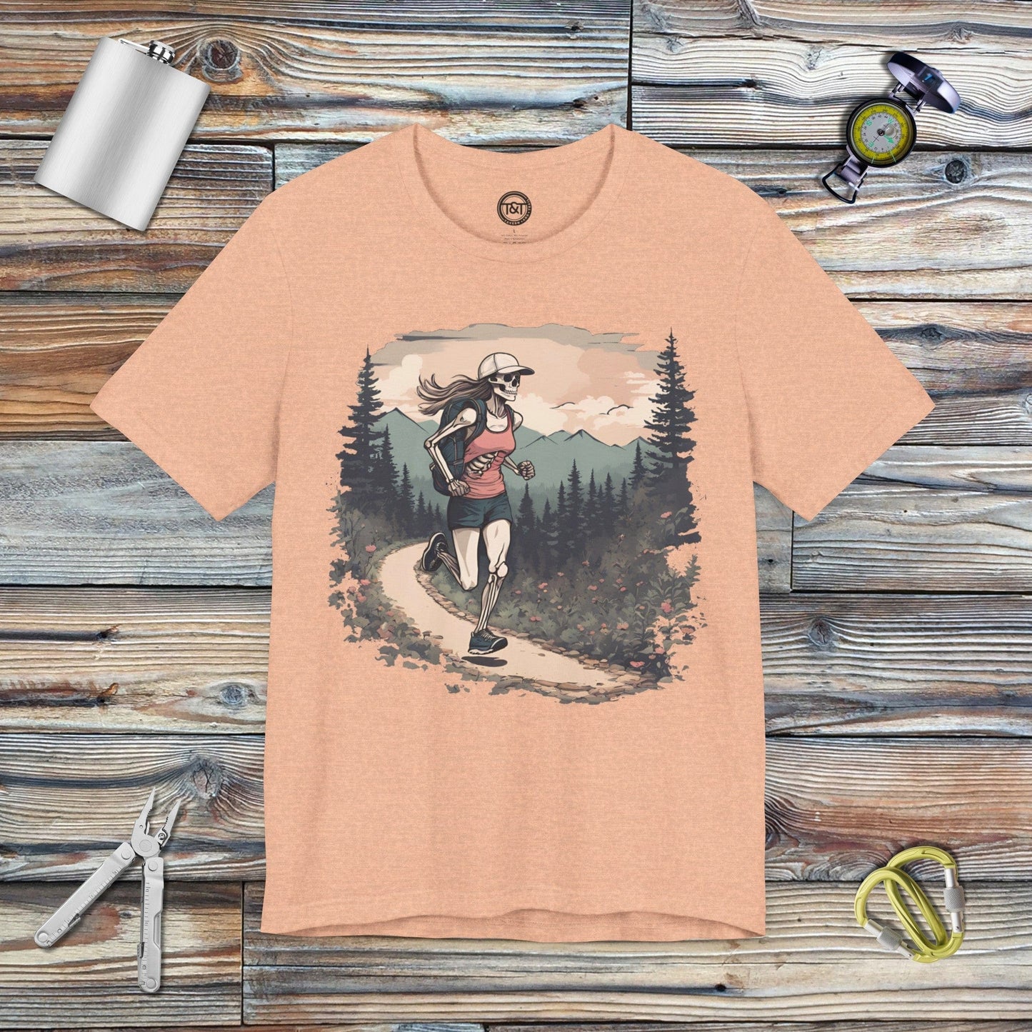 Tavern and Trail T-Shirt Dead Sprint T-Shirt Heather Peach / S