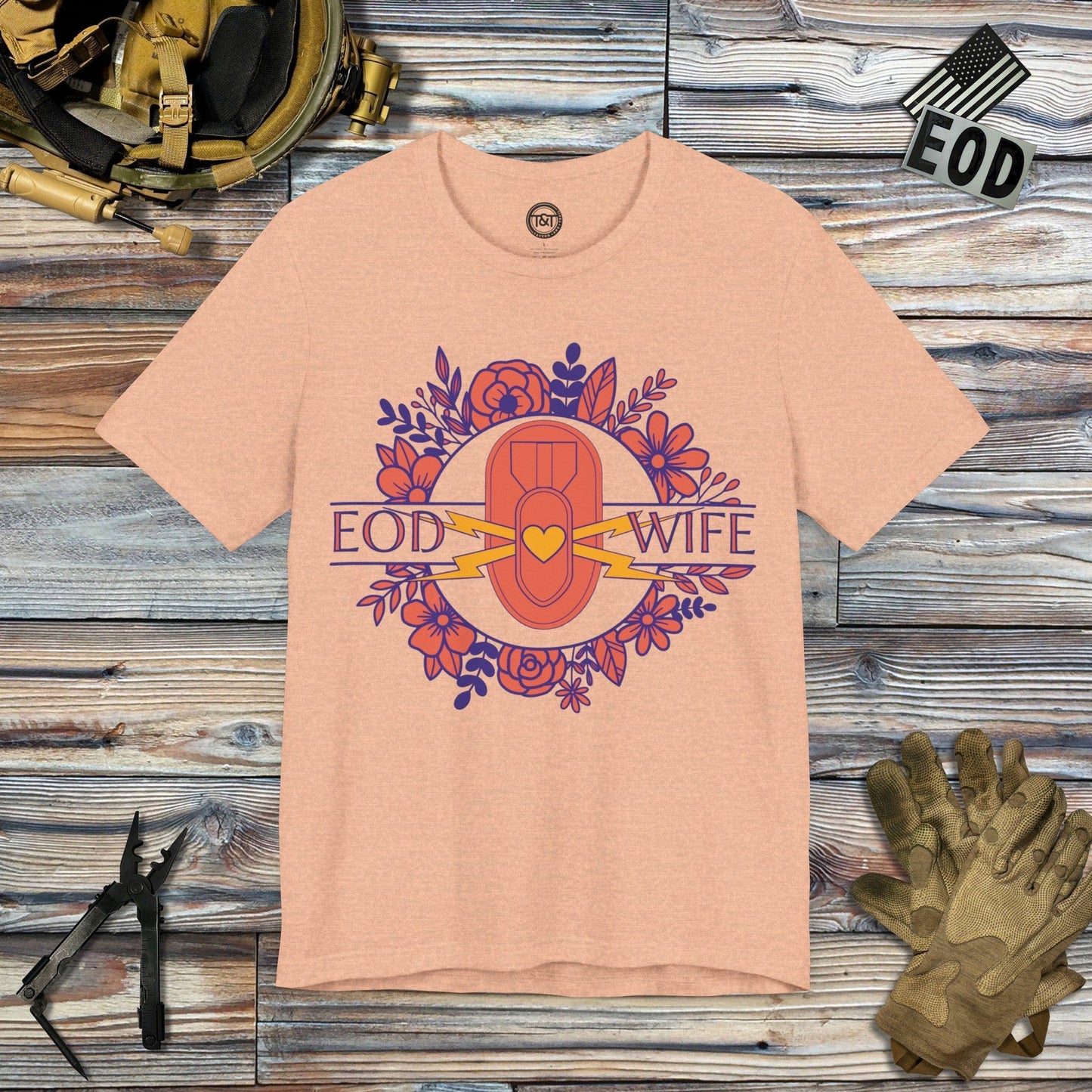 Tavern and Trail T-Shirt EOD Wife (Warm) T-Shirt Heather Peach / S