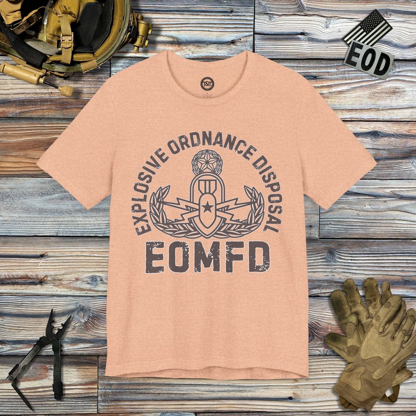 Tavern and Trail T-Shirt EOMFD Crab T-Shirt Heather Peach / S