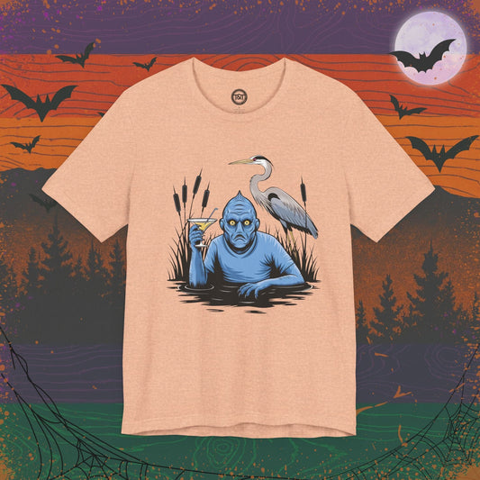 Tavern and Trail T-Shirt Martini from the Black Lagoon T-Shirt Heather Peach / S