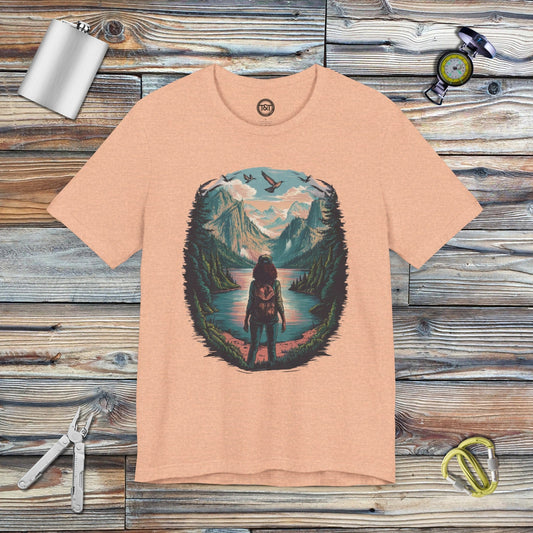 Tavern and Trail T-Shirt Mystic Valley T-Shirt Heather Peach / S