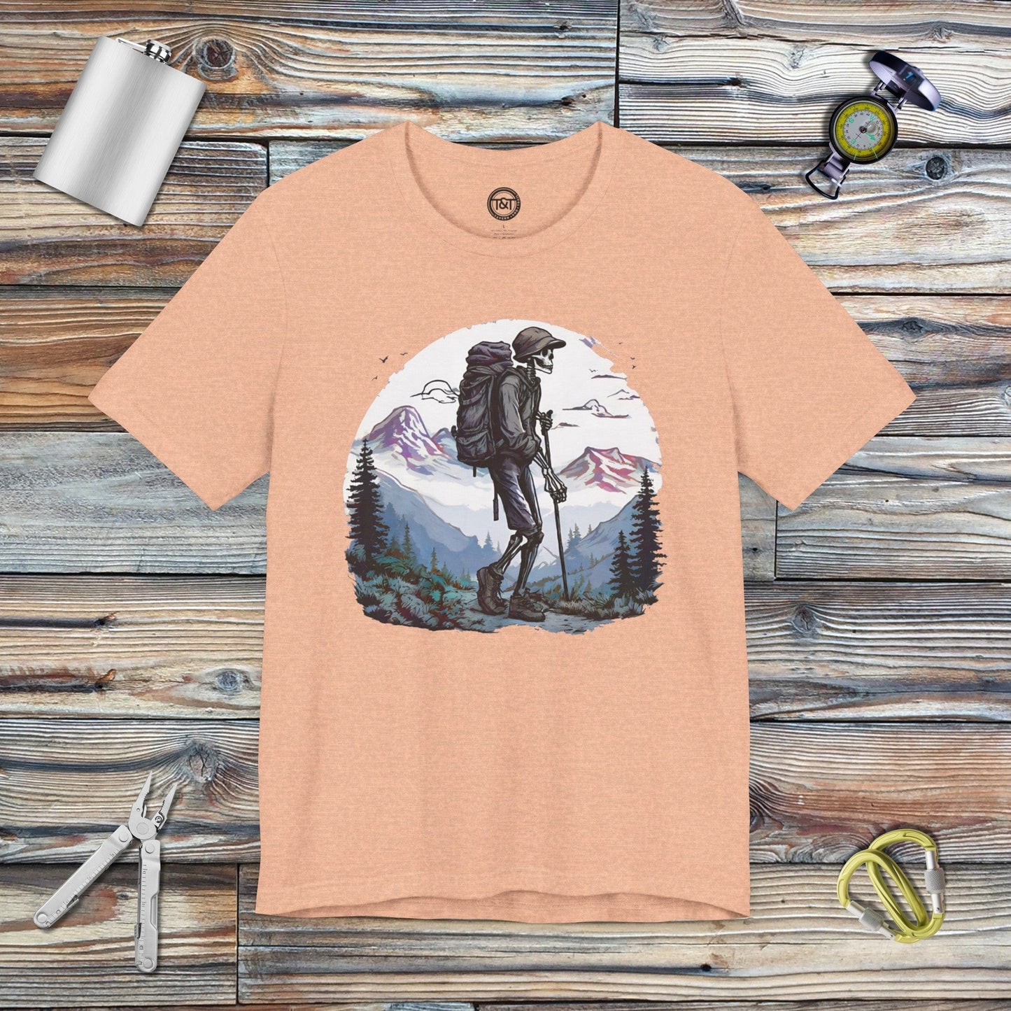 Tavern and Trail T-Shirt Thru Hiker T-Shirt Heather Peach / S