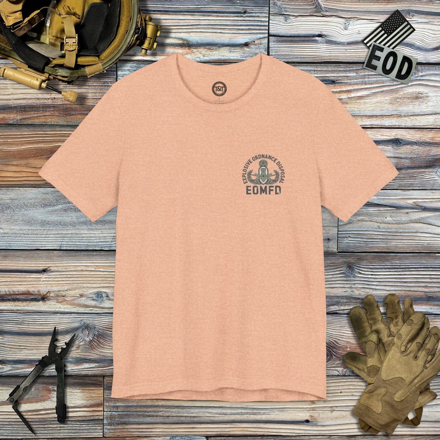 Tavern and Trail T-Shirt Zero Beer Thirty (Backprint) T-Shirt Heather Peach / S