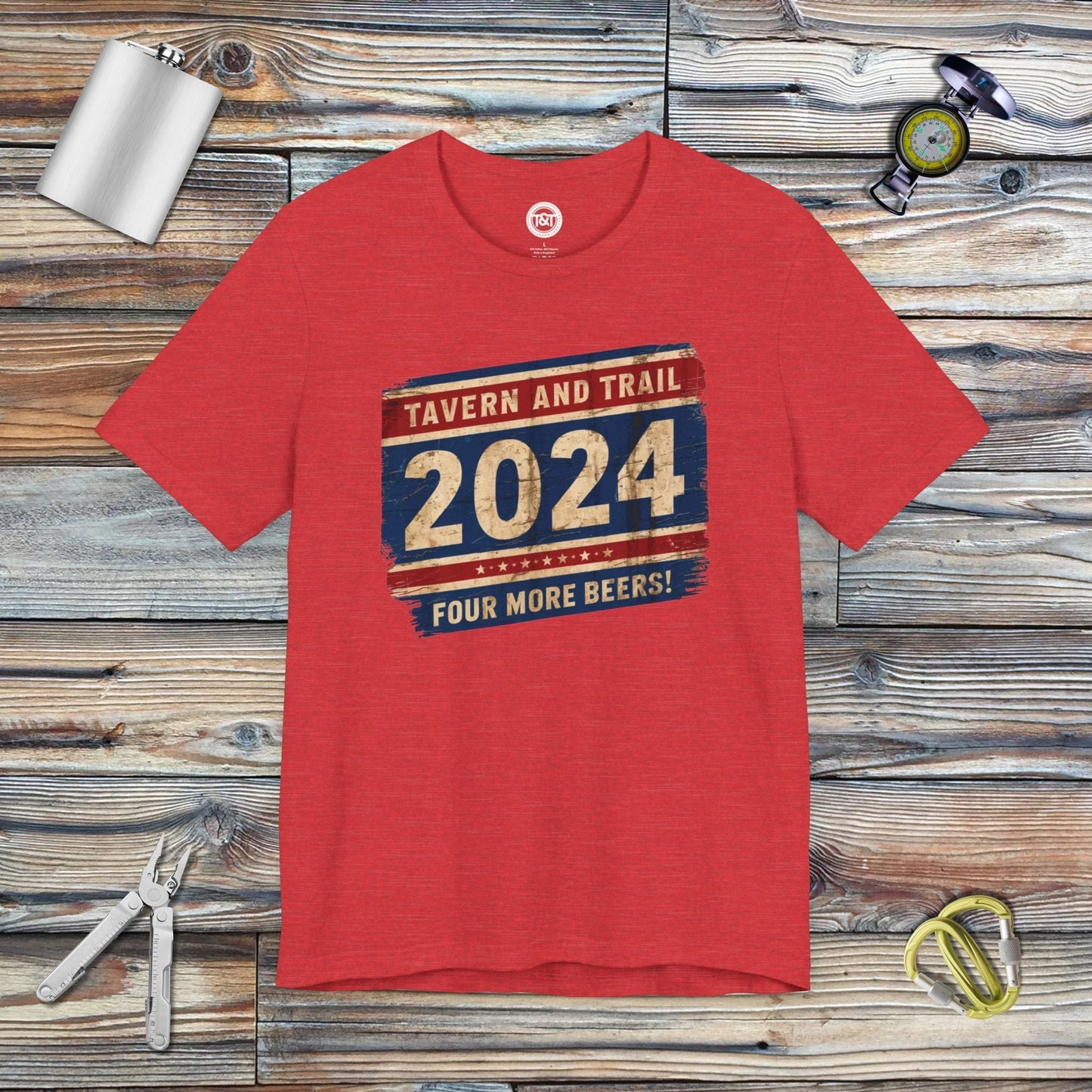 Tavern and Trail T-Shirt T&T 2024 T-Shirt Heather Red / S