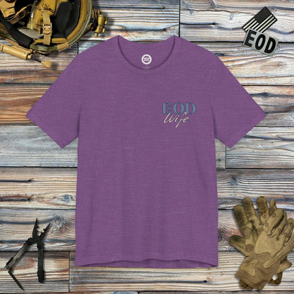 Tavern and Trail T-Shirt EOD Wife (Gen 2) [Backprint] T-Shirt Heather Team Purple / S