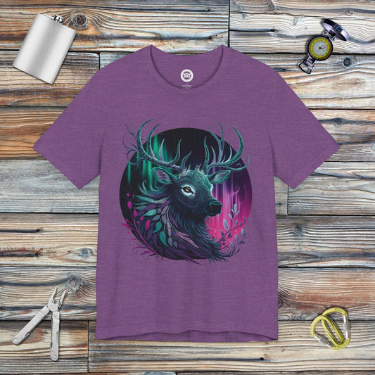 Tavern and Trail T-Shirt Mystic Elk T-Shirt Heather Team Purple / S