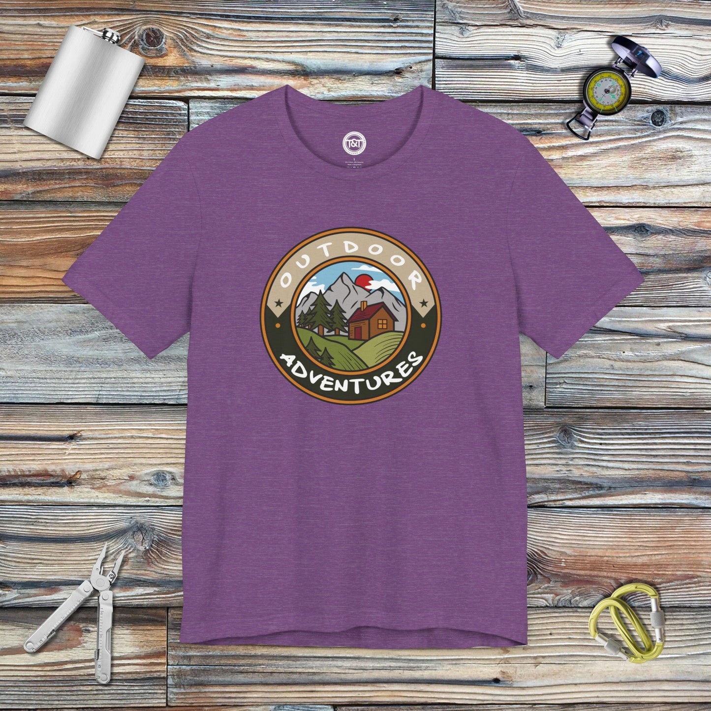 Tavern and Trail T-Shirt Outdoor Adventures T-Shirt Heather Team Purple / S