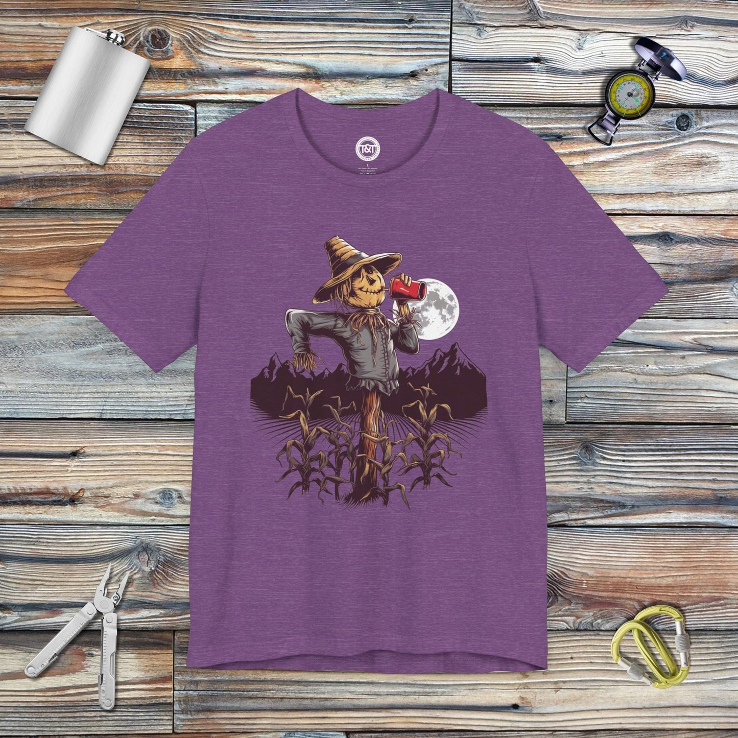 Tavern and Trail T-Shirt Scarecrow (Gen 1) T-Shirt Heather Team Purple / S