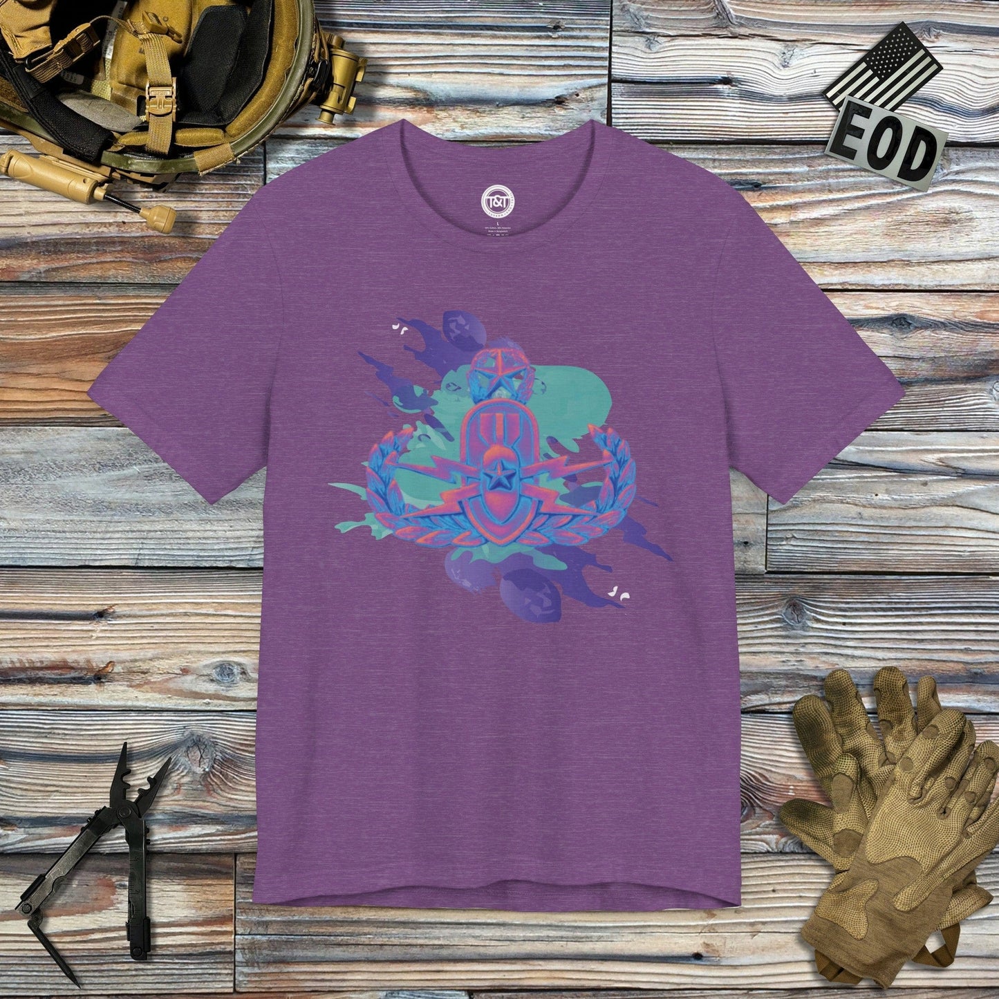 Tavern and Trail T-Shirt Wylde Style Crab T-Shirt Heather Team Purple / S