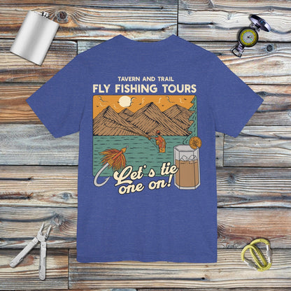 Tavern and Trail T-Shirt T&T Fly Fishing T-Shirt Heather True Royal / S