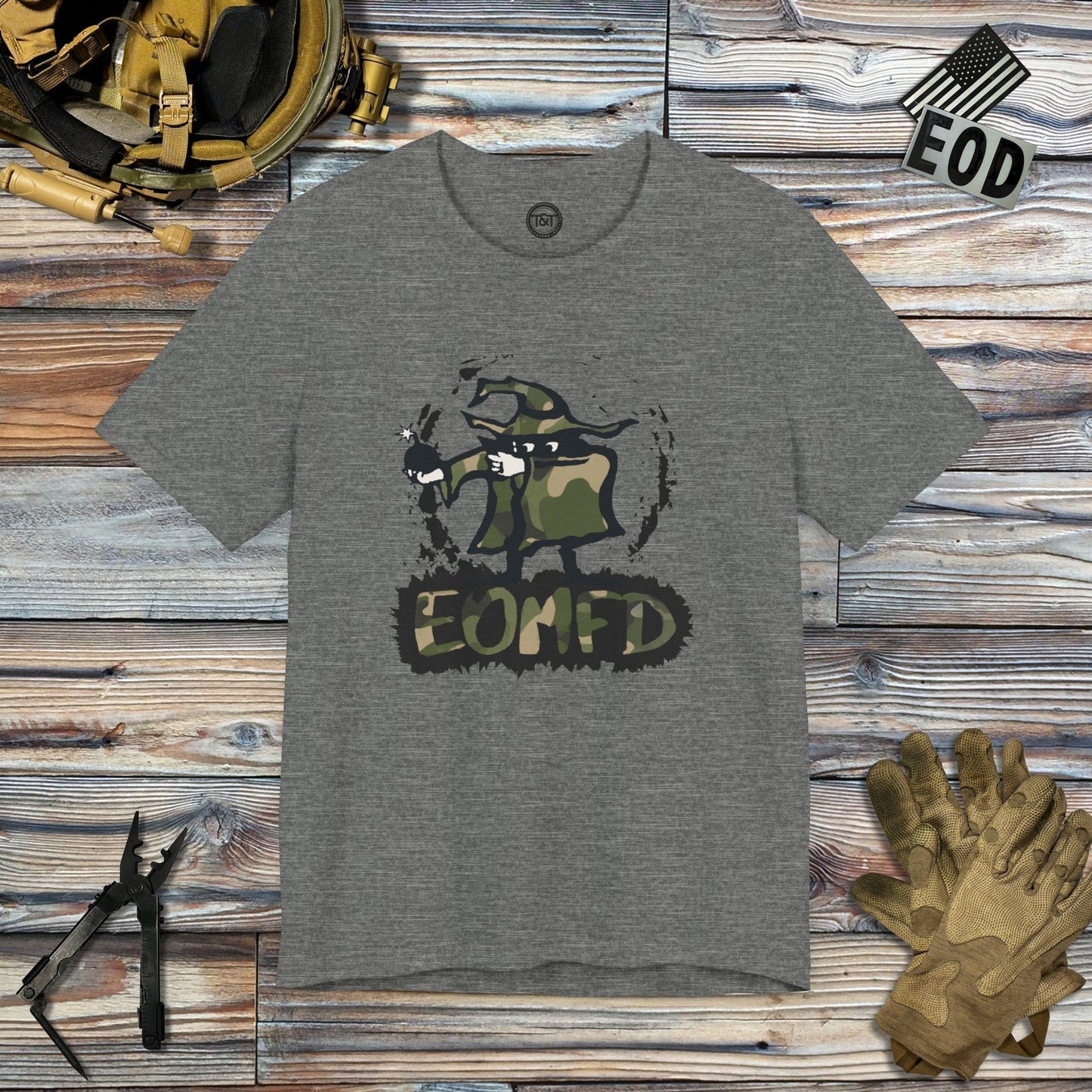 Tavern and Trail T-Shirt Mad Bomber Camo T-Shirt