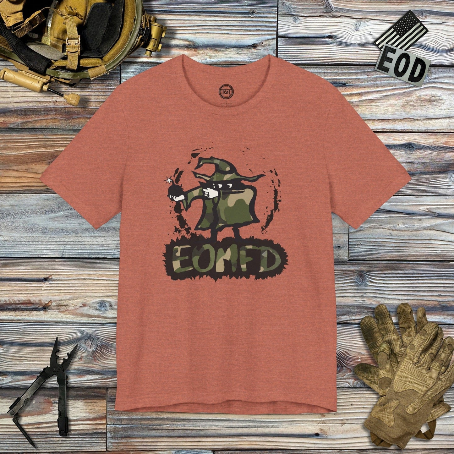 Tavern and Trail T-Shirt Mad Bomber Camo T-Shirt