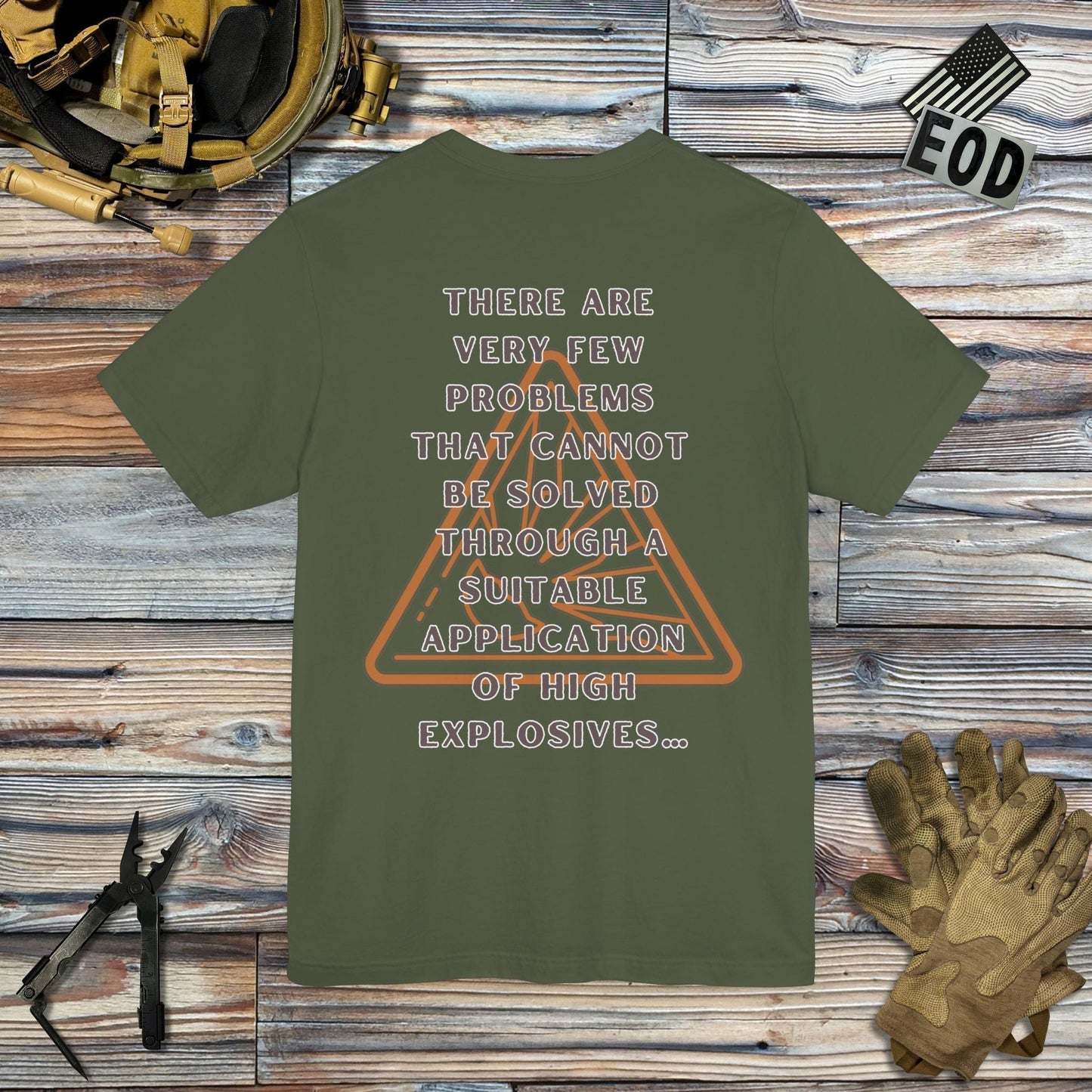 Tavern and Trail T-Shirt Final Solutions (Back Print) T-Shirt Military Green / S