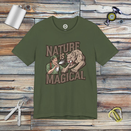 Tavern and Trail T-Shirt Nature is Magical T-Shirt Military Green / S