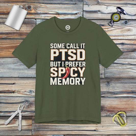 Tavern and Trail T-Shirt Spicy Memory T-Shirt Military Green / S