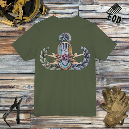 Tavern and Trail T-Shirt With Your Shield (Backprint) T-Shirt Military Green / S