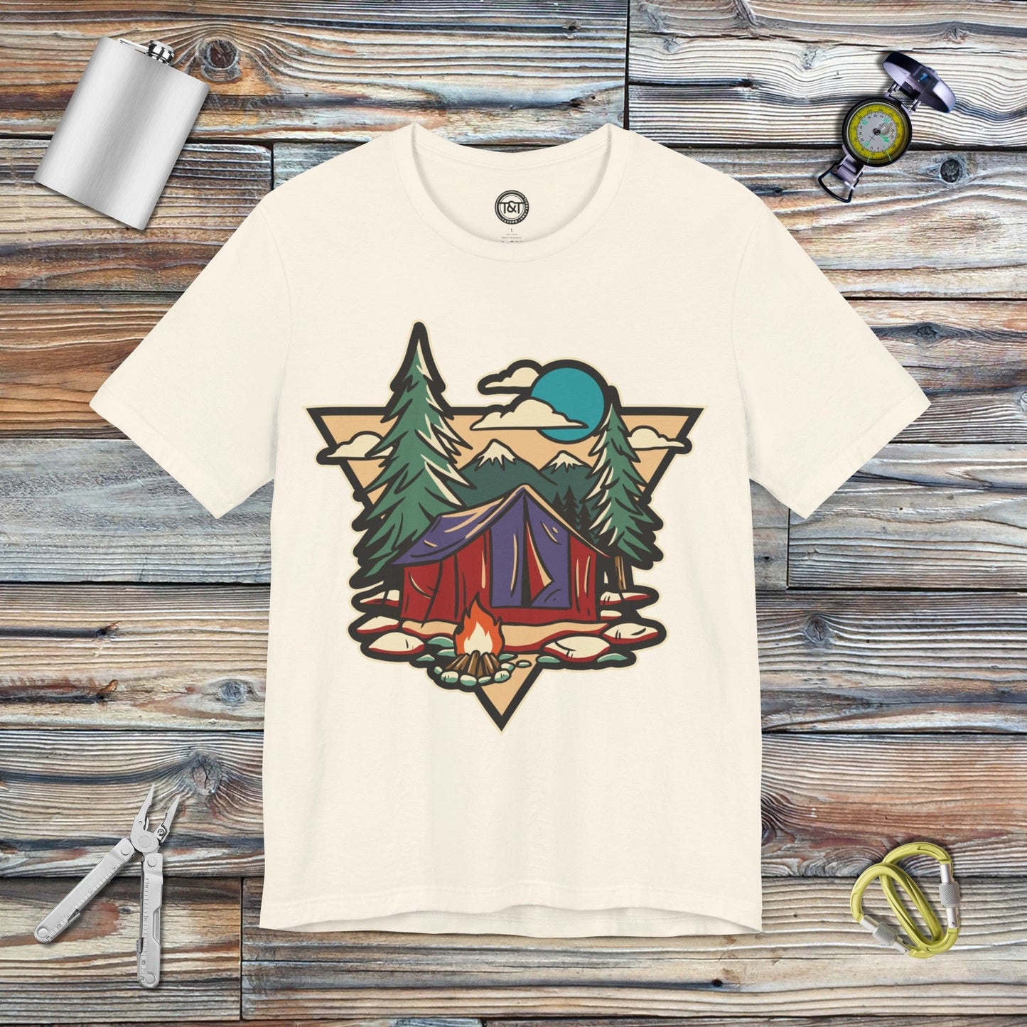 Tavern and Trail T-Shirt Tent Time T-Shirt Natural / S