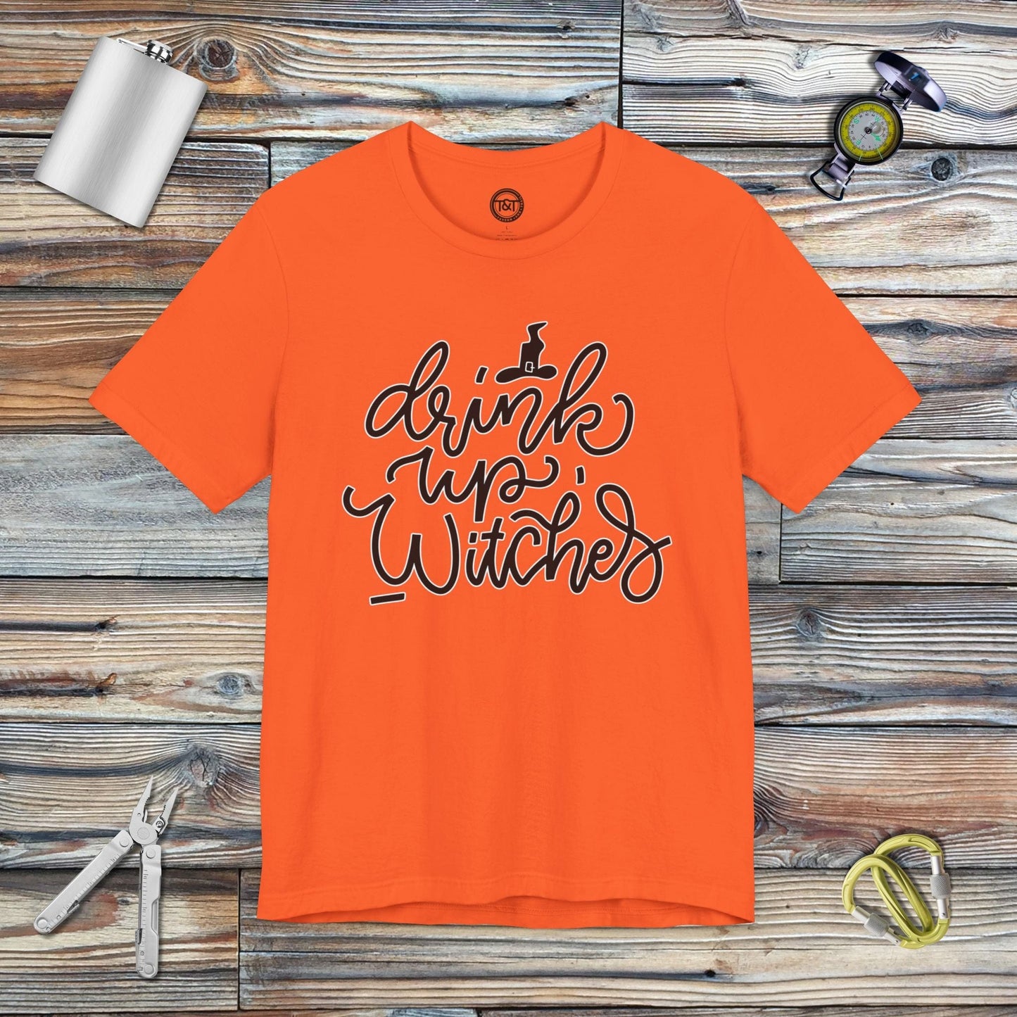 Tavern and Trail T-Shirt Drink Up Witches (Gen 1) T-Shirt Orange / S