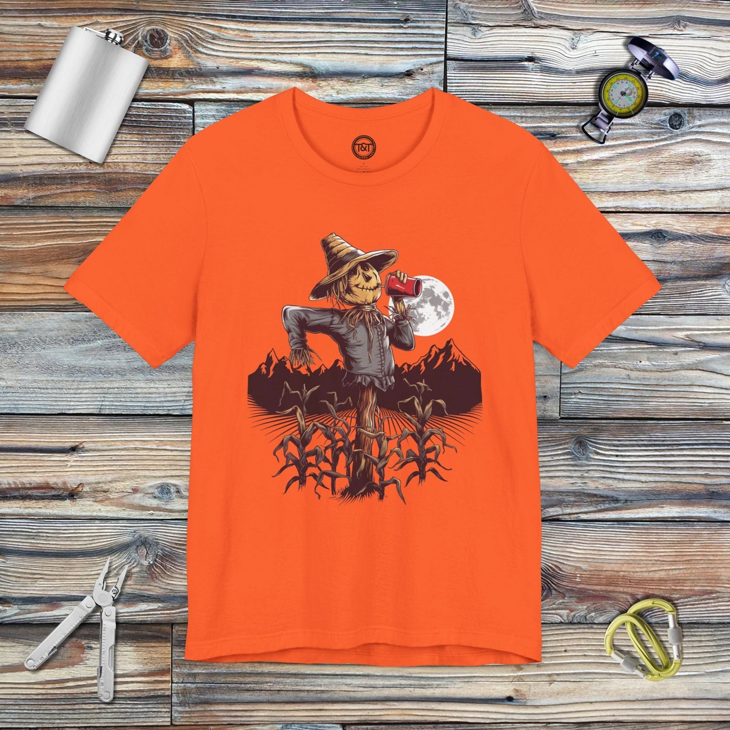 Tavern and Trail T-Shirt Scarecrow (Gen 1) T-Shirt Orange / S