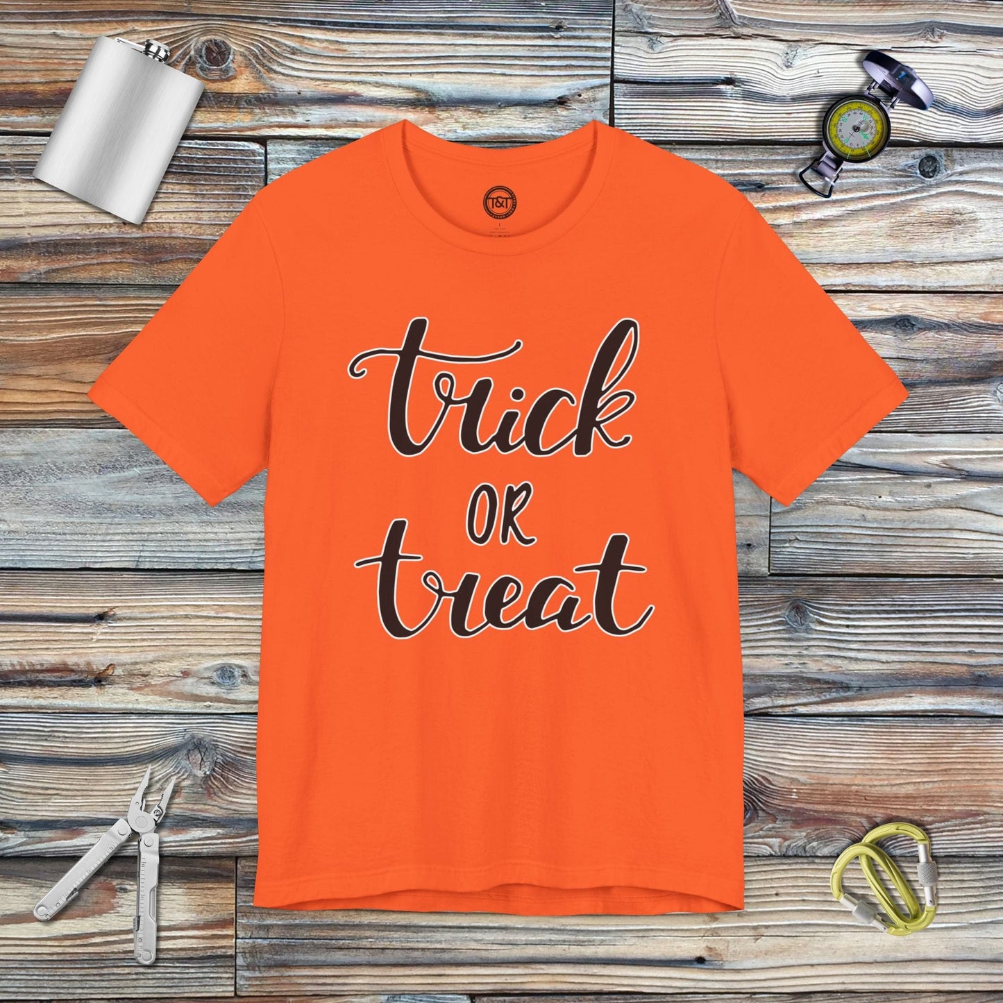 Tavern and Trail T-Shirt Trick or Treat (Gen 1) T-Shirt Orange / S