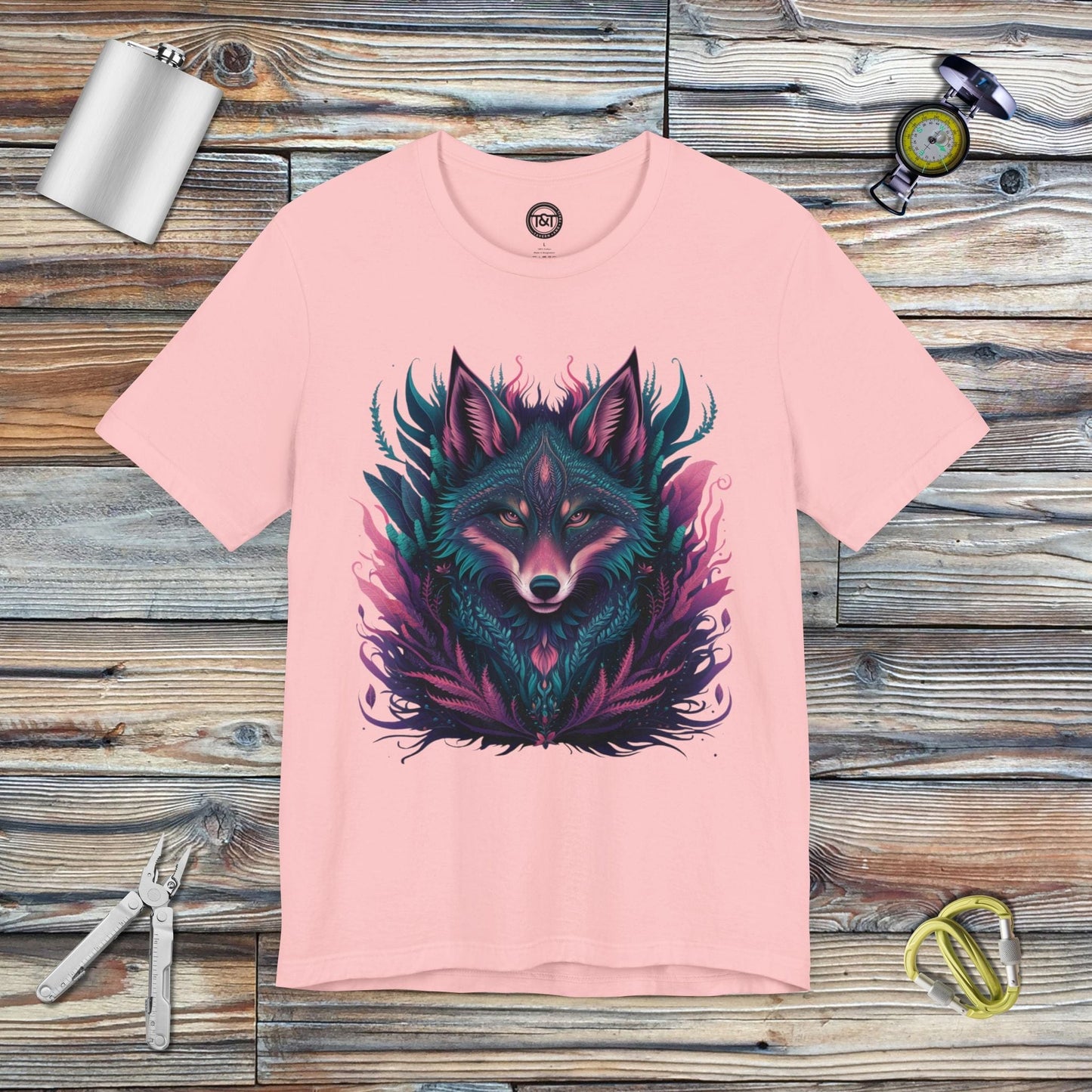 Tavern and Trail T-Shirt Mystic Coyote T-Shirt Pink / S